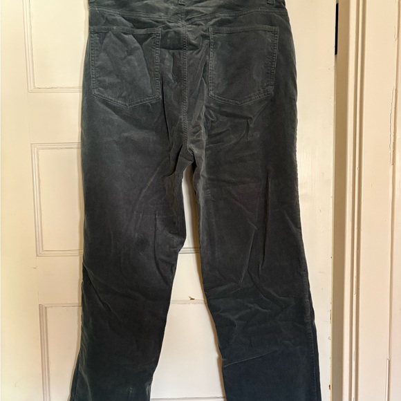 Eileen Fisher organic cotton straight leg corduroys everglade - Picture 2 of 4